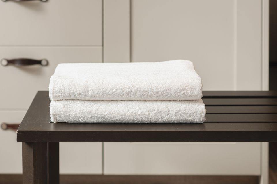 Double Bath Towels - Sun White - GIBIE